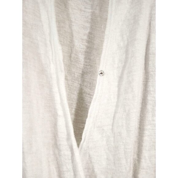 Velvet By Graham And Spencer Gorgeous White top with Peek hole Womens Small Clas - Picture 3 of 5